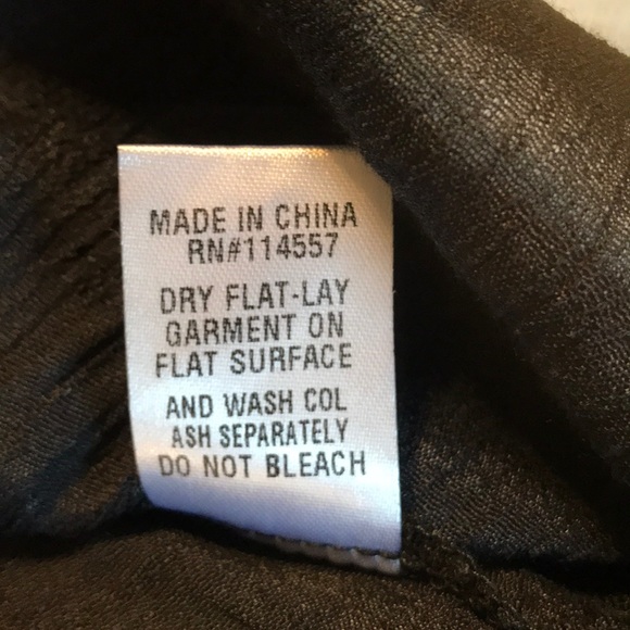 THML Black XS Embroidered V-Neck Sleeveless top - Picture 12 of 13